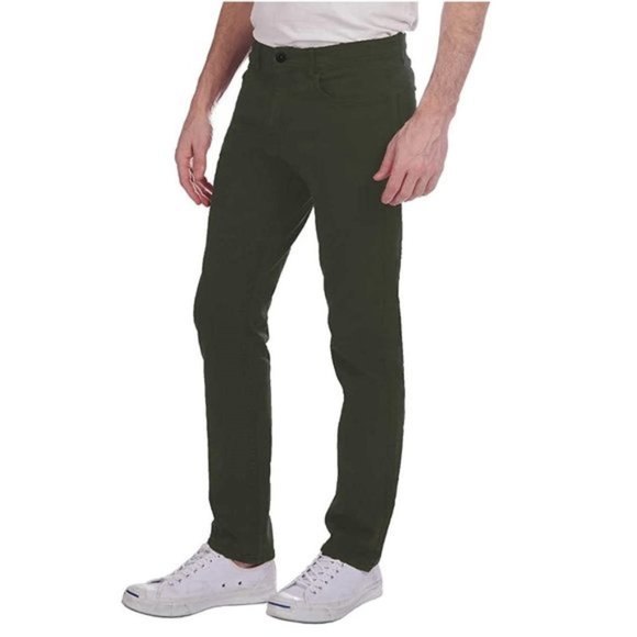 Jachs New York Men's Straight Fit Mid-Rise 5 Pocket Traveler Pant - Picture 2 of 4